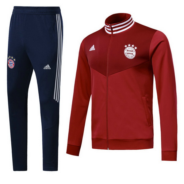 Survetement Football Bayern 2018-19 Rouge Bleu